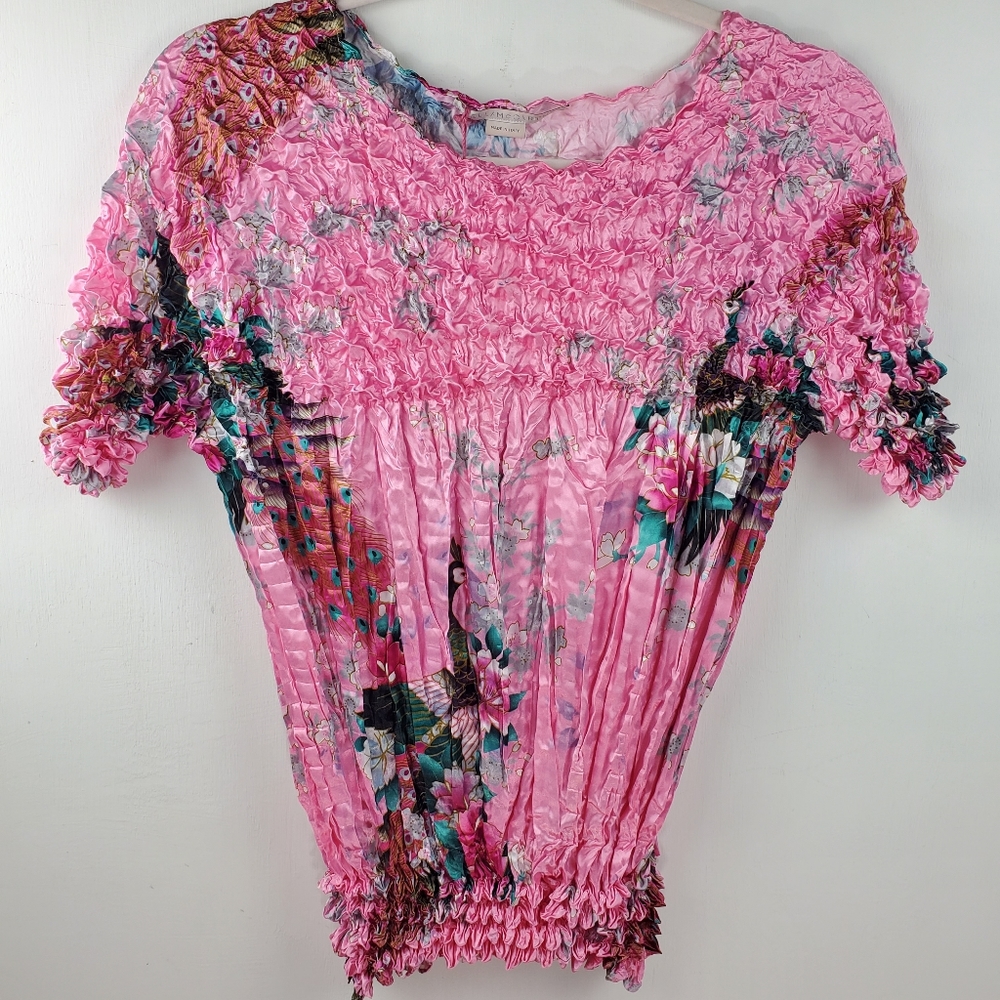 Stella McCartney Pink Rauch Silk Top